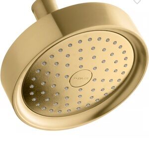 Kohler Gold Shower Head 2.5 GPM